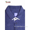 65 % Poly 35 % Cotton Melange Jersey with Jacquard Collar Shirt